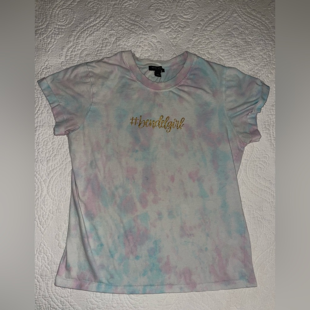 Henri Bendel Tiedye #bendelgirl Short Sleeve Tee Womens One Size